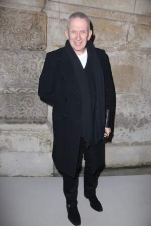 Jean-Paul Gaultier au défilé Louis Vuitton lors de la fashion week de Paris, le 6 mars