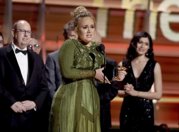 Adele a reçu le prestigieux prix de l'album de l'année