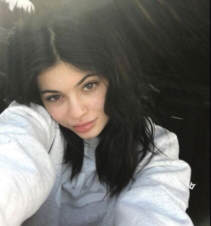 Le selfie sans maquillage de Kylie Jenner