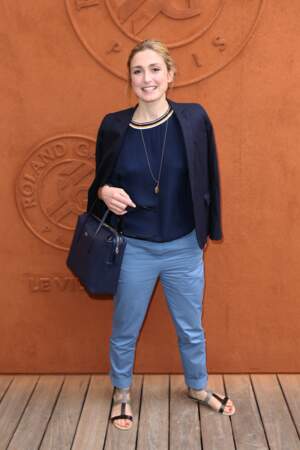 Julie Gayet à Roland-Garros