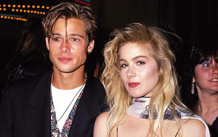 Brad Pitt et Christina Applegate en 1989