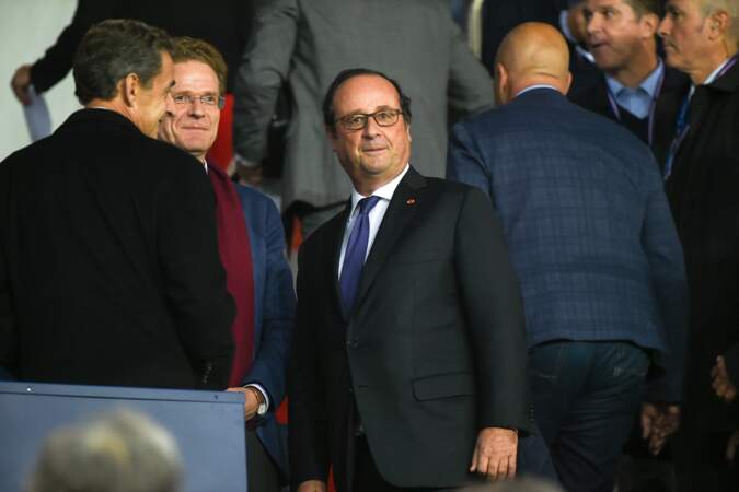 Les people au match PSG vs Bayern de Munich : François Hollande