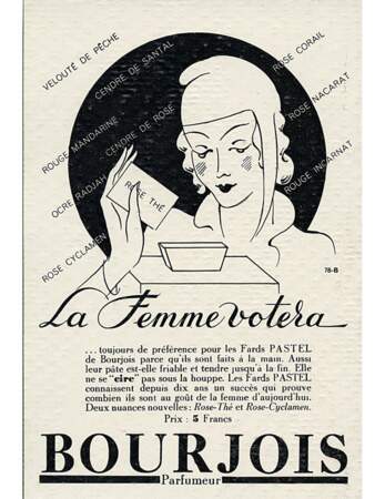 1936 - Publicité La femme votera