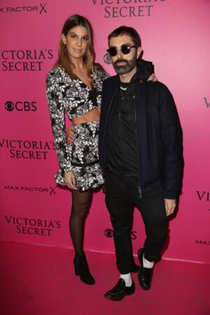 Défilé Victoria's Secret : Bianca Brandolini d'Adda (l'ex de Lapo Elkann) et le couturier Giambattista Valli