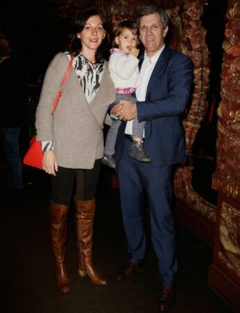 Patrick Chêne avec sa femme et sa fille