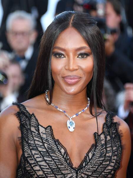Cannes - Montée des Marches pour le 70ème anniversaire : Naomi Campbell