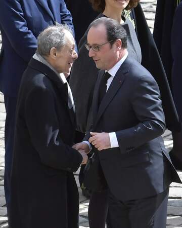 Michel Rocard et François Hollande