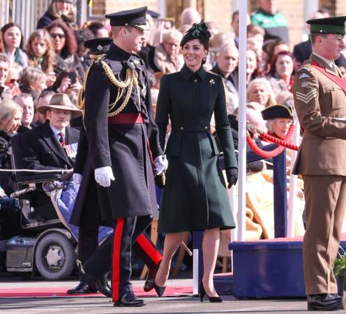 Kate Middleton et le prince William assistent à la parade de la Saint-Patrick à Londres
