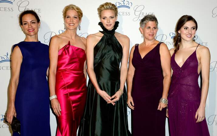 Jennifer Grant, Paula Zahn, la princesse Charlène de Monaco, Wendy Levy et Tiler Peck
