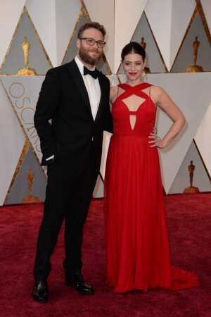 Les plus beaux couples des Oscars 2017 : Seth Rogen et Lauren Miller