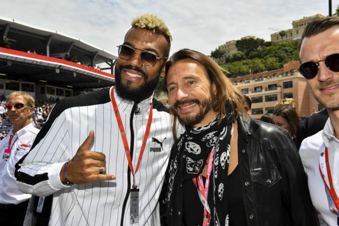 Odell Beckham Jr et Bob Sinclar au Grand Prix de Formule 1 de Monaco le 26 Mai 2019