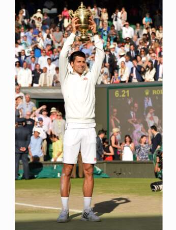 Le vainqueur du jour, Novak Djokovic