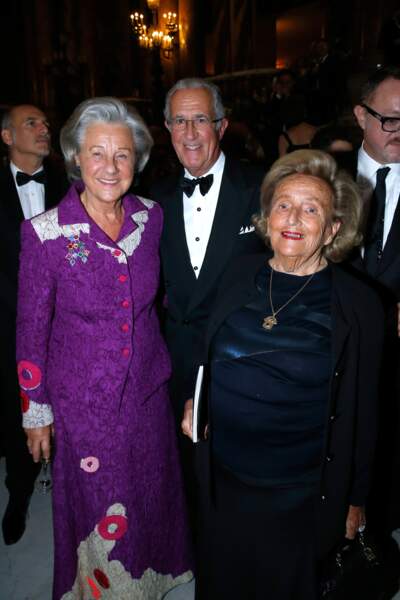 Marina et Guy de Brantes accompagnés de Bernadette Chirac