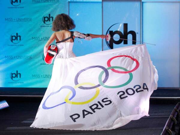 Alicia Aylies a fait référence aux prochains Jeux Olympiques de Paris