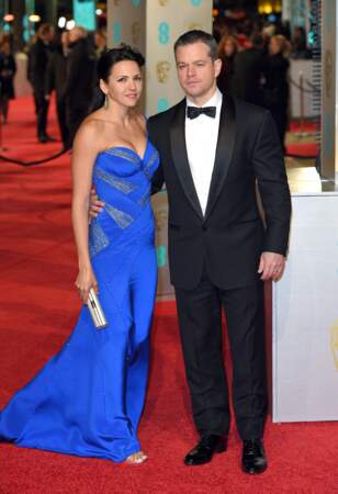 On n'est pas trop fans de la robe de Luciana Barroso, madame Matt Damon