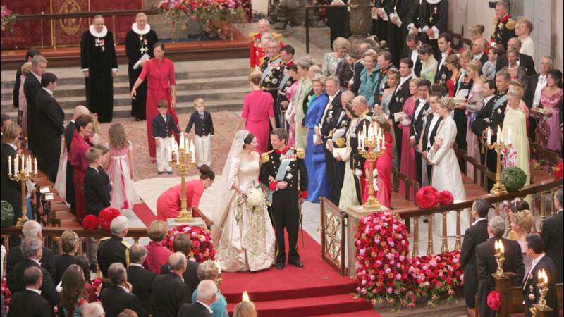 Mariage du prince Frederik du Danemark et Mary Elizabeth le 14 mai 2004