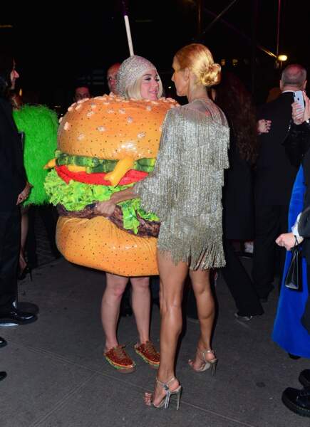 Céline Dion et Katy Perry à l'After party du Met Gala au Boom Boom Room à New York, le 6 mai 2019