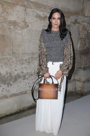 Jennifer Connelly au défilé Louis Vuitton lors de la fashion week de Paris, le 6 mars