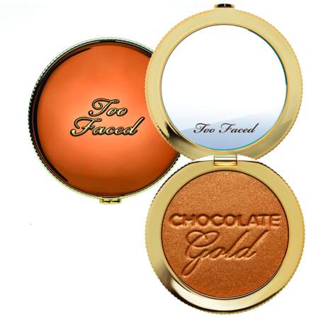 Chocolate Gold : Poudre bronzante dorée longue tenue, Too Faced, 30,50 euros