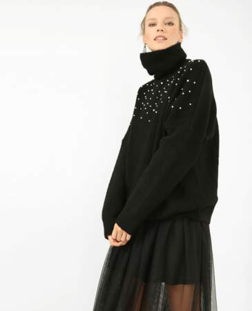 Pull avec perles discount pimkie