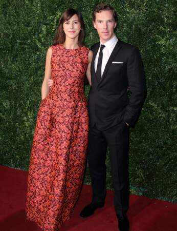 Le comédien Benedict Cumberbatch et sa fiancée, Sophie Hunter