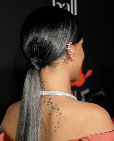 Les plus beaux tatouages sur le dos : Rihanna