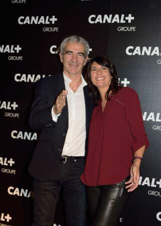 Raymond Domenech et Estelle Denis