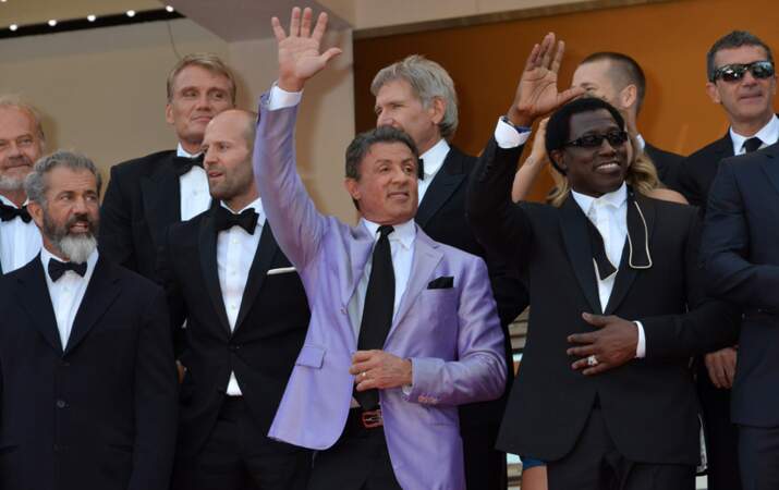 Sylvester Stallone, Harrison Ford, Antonio Banderas, Mel Gibson, Jason Statham, Wesley Snipes