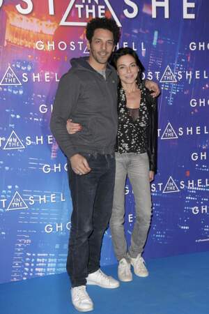 Avant-première de Ghost in the Shell : Tomer Sisley et Sandra Zeitoun de Matteis