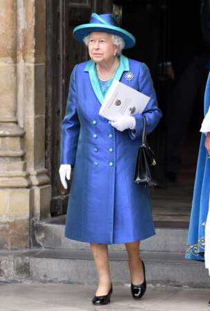 La Reine Elizabeth II au centenaire de la Royal Air Force, à Londres