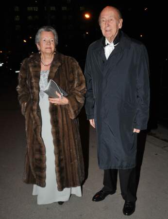 Le président Valéry Giscard d'Estaing et sa femme Anne-Aymone