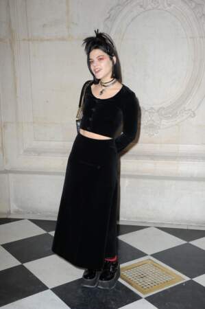 Défilé Dior Haute Couture : Soko avait un palmier sur la tête