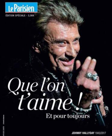 Mort de Johnny Hallyday : Le Parisien, numéro spécial du jeudi 7 décembre