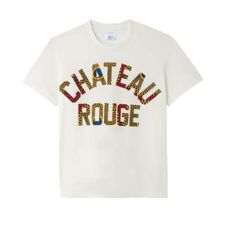 T-shirt col rond manches courtes, La Redoute x Maison Château Rouge, 19€