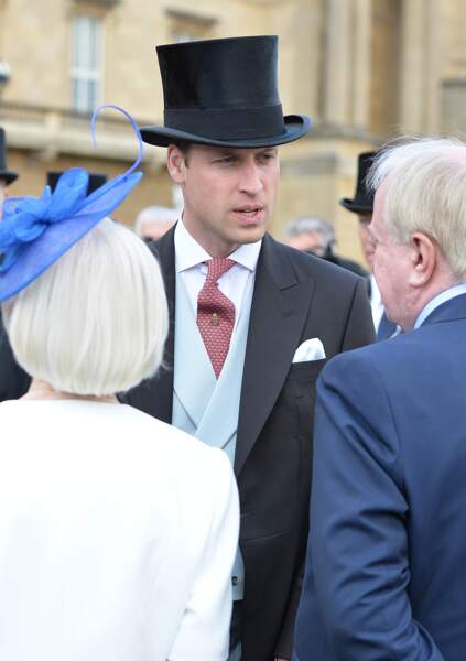 Le prince William à la garden party de Buckingham Palace