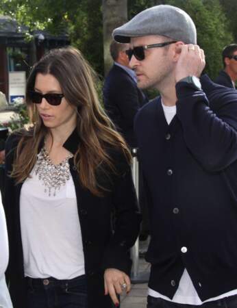 Justin Timberlake lui est accompagné de sa femme, Jessica Biel