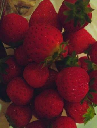 Des fraises au menu