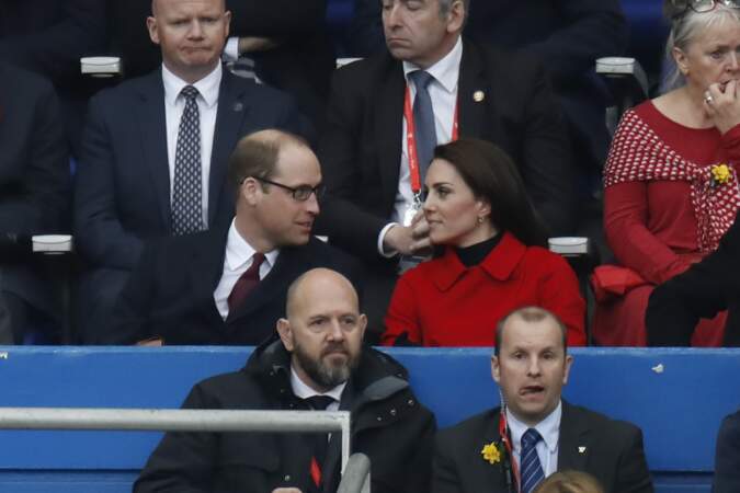 Kate Middleton et le prince William au Stade de France