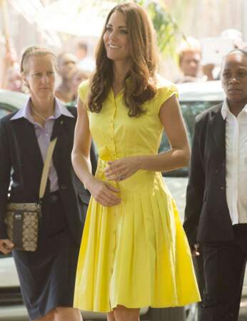 Kate Middleton aux îles Salomon le 17 septembre 2012