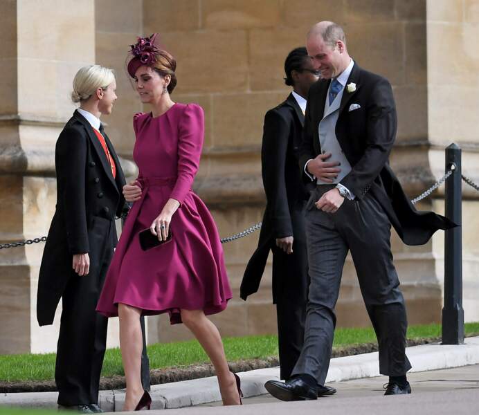 Kate Middleton et le prince William au mariage de la princesse Eugenie et Jack Brooksbank