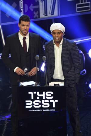 The Best FIFA Football Awards : Michael Ballack et Ronaldinho