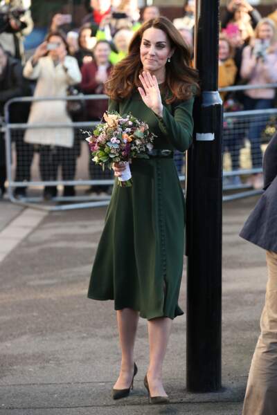 Kate Middleton : sublime dans sa robe verte, elle met tout le monde d’accord