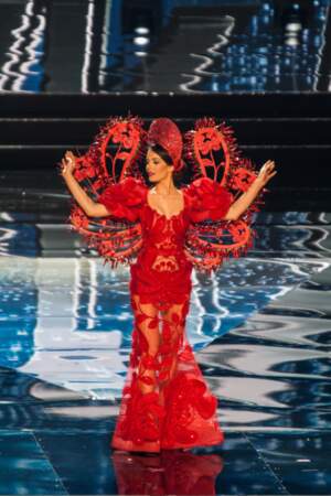 Miss Univers 2016 : Défilé en costume national pour Miss Hongrie et son très joli costume