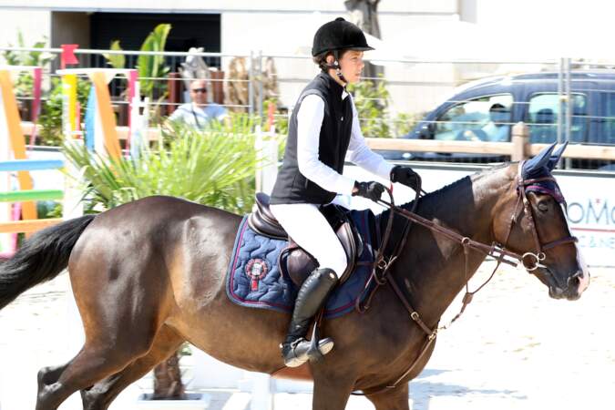Charlotte Casiraghi et son cheval Tchintchin du Village concourent au Jumping de Monte Carlo