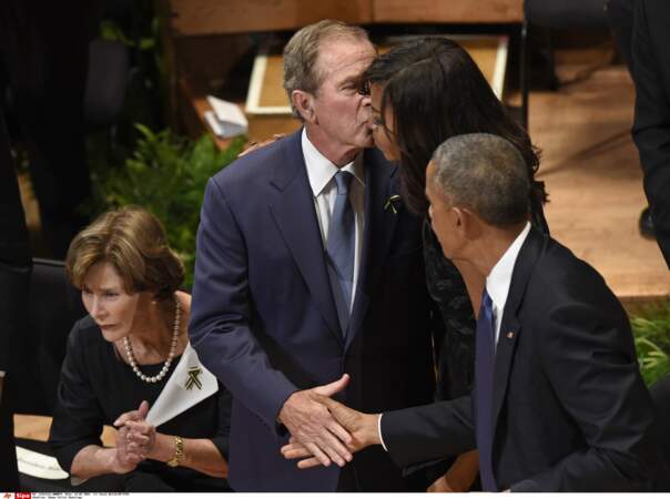 George W. Bush et Michelle Obama sont extrêmement proches