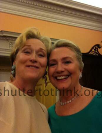 Meryl Streep et Hilary Clinton, copines comme cochons