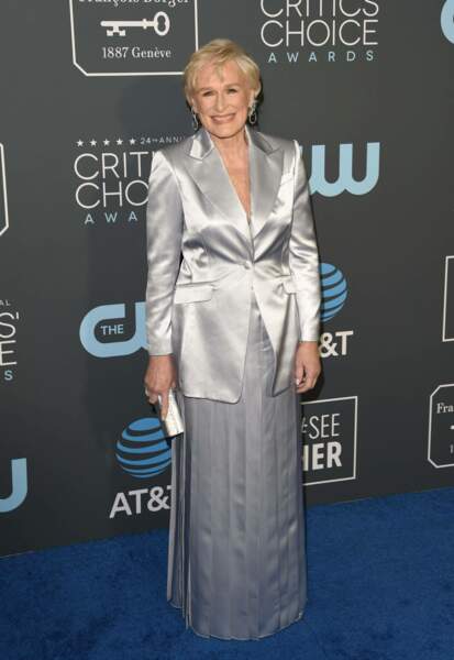 Glenn Close aux Critics' Choice Awards 2019, à Santa Monica