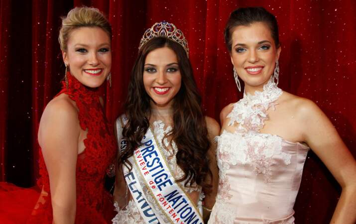 Trois Miss Prestige National réunies : Christelle Rocca (2012), Margaux Delroy (2015) et Marie-Laure Cornu (2014)