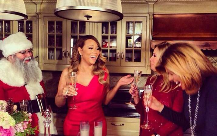 Mariah Carey : apéro chez les desperate housewives avec le Père Noël...