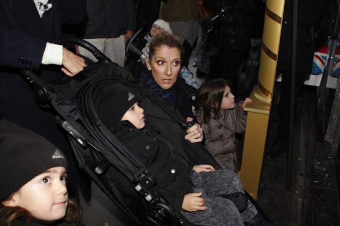 Céline Dion, avec Eddy et Nelson, toujours à Paris, mais en 2013